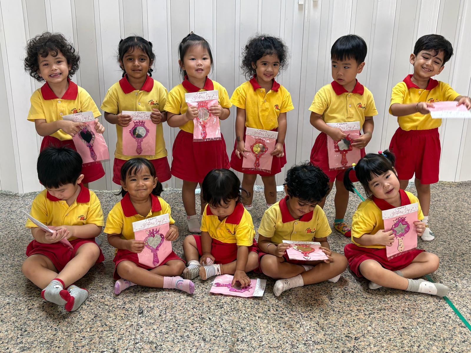 Group of LittleSparks children in uniform